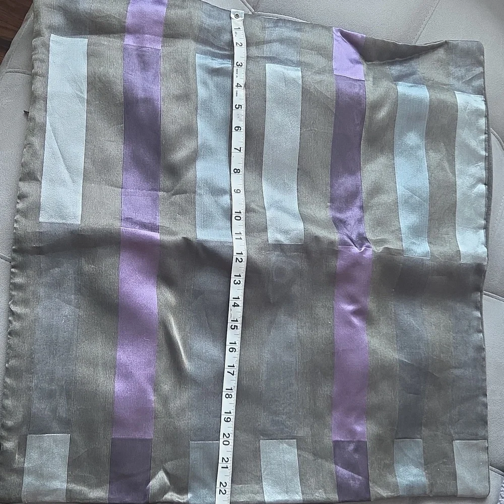 Crate&Barrel Gray and Purple Pillowcases